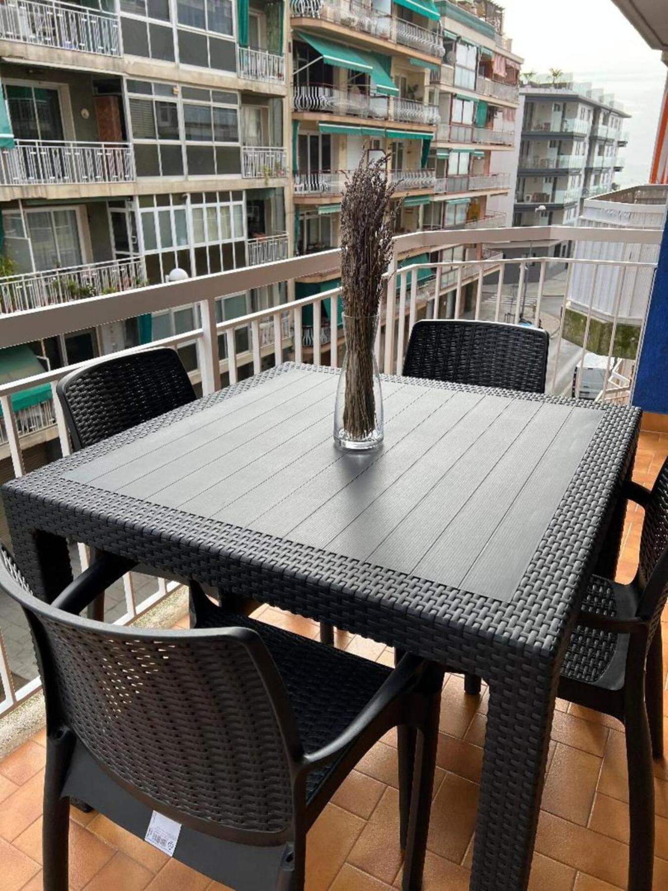 Logement Avec Vue Laterale Mer Pineda de Mar Exterior foto
