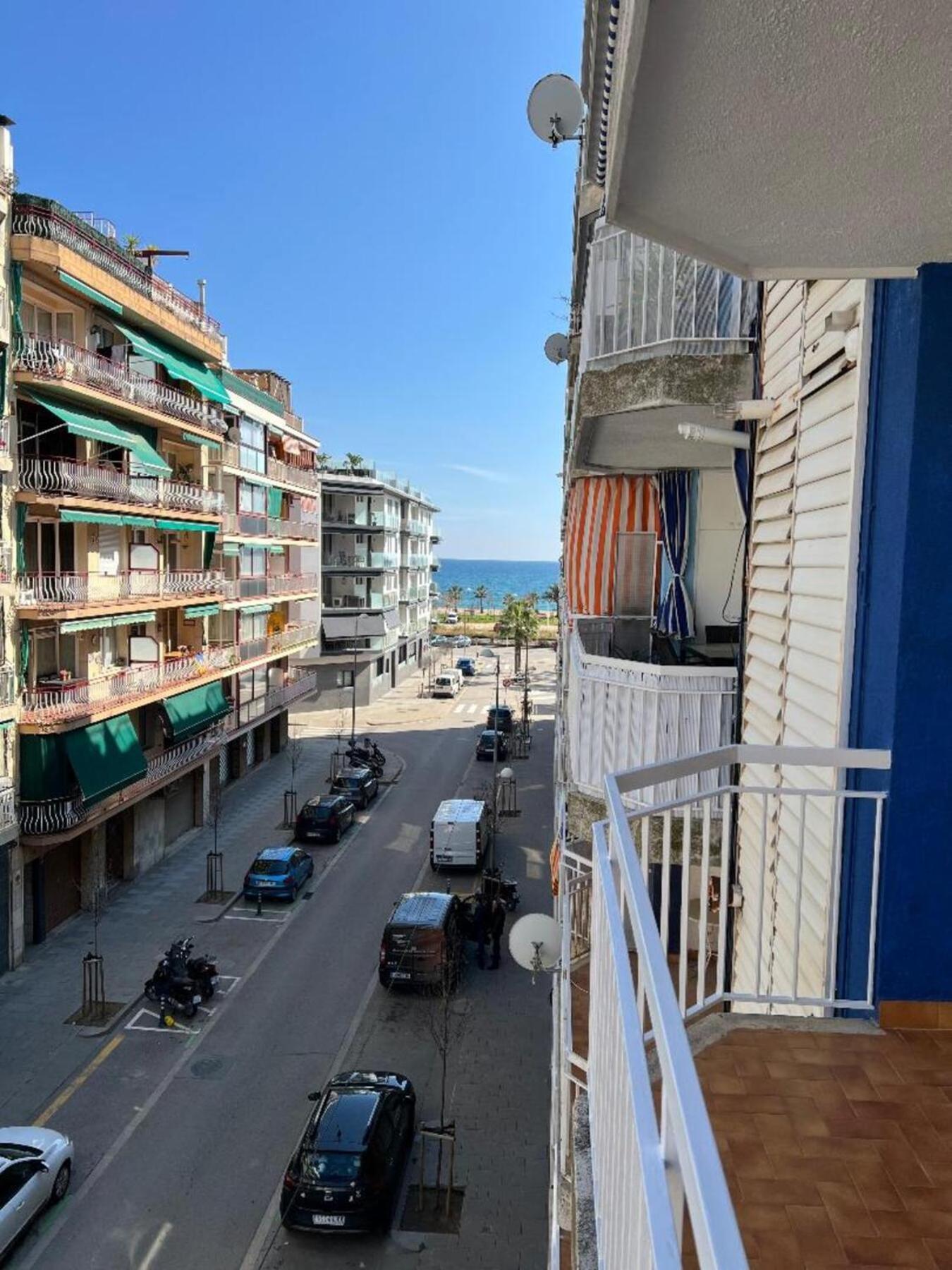 Logement Avec Vue Laterale Mer Pineda de Mar Exterior foto