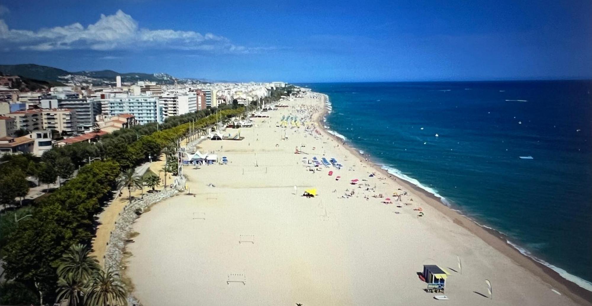 Logement Avec Vue Laterale Mer Pineda de Mar Exterior foto